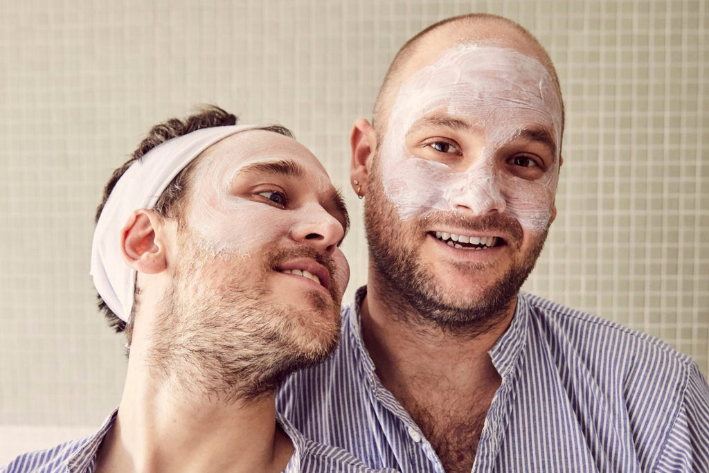 Convincing your partner to look after their skin.